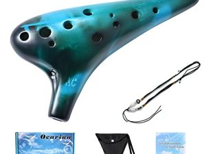 Ocarina Instrument 12 trous Alto C Paille