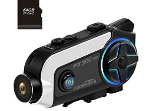 FODSPORTS Interphone pour casque de moto avec