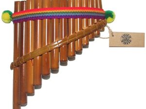 Belle flûte de pan en bambou décorative