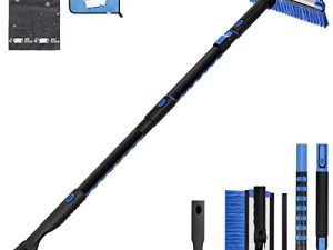 JOYTUTUS 47.7″ Brosse à neige extensible et