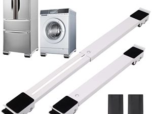 Lot de 2 roulettes mobiles extensibles pour