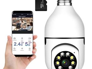 Caméra de sécurité sans fil WiFi ampoule