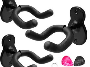 Lot de 3 supports muraux pour guitare