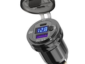 Adaptateur secteur pour moto : Qidoe étanche