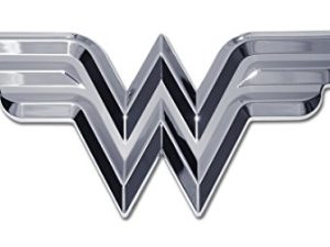 Wonder Woman 3D Chrome Auto Emblème