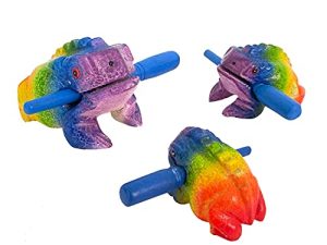 Cozinest Instruments de percussion Grenouille en bois