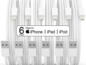 Lot de 6 (3/3/6/6/6/10 FT) [certifié Apple