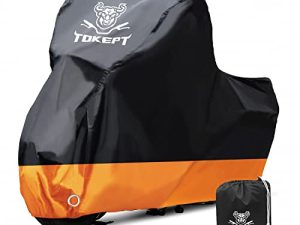 Tokept Housse de moto Sun imperméable noire