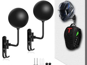 TPard Support Mural pour Casque de Moto