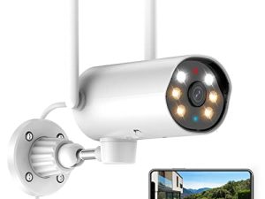 Caméra de sécurité extérieure Hawkray WiFi Power