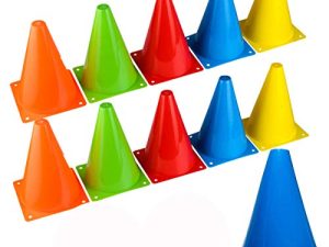BiAnYC Lot de 10 cônes de signalisation