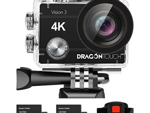 Caméra d'action Dragon Touch 4K 20MP Vision