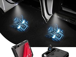 Fit Transformers Car Door Lights Logo 2Pcs