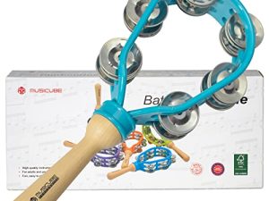 MUSICUBE Tambourin pour adultes Tambourin à percussion
