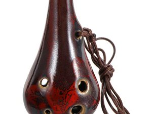 Vaguelly 6 Trous Ocarina Alto C Céramique