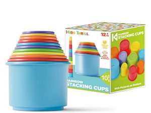 Lot de 10 gobelets empilables pour bébé