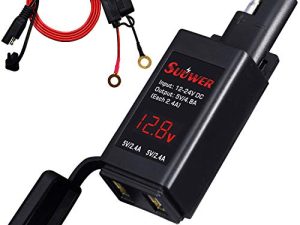Suuwer Chargeur USB pour moto