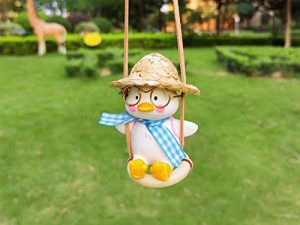 Ornement suspendu mignon de voiture de canard