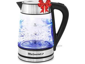 Elite Gourmet EKT-602 Bouilloire électrique en verre