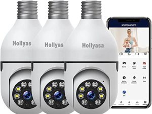 Hollyasa Lot de 3 caméras de sécurité