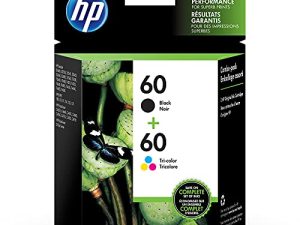 Cartouches d'encre noires/tricolores HP 60 d'origine (lot