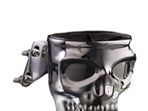 Porte-gobelet moto Kruzer Kustom Kaddy Chrome Skull