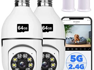 Caméra ampoule sans fil WiFi HD 1080P