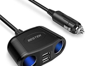 BESTEK 150W 2 prises allume-cigare répartiteur adaptateur