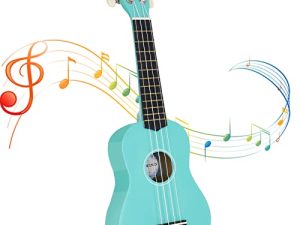 Ukulélé soprano HUAWIND pour débutants pack de