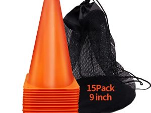 MIVERYEA Lot de 15 cônes de sport