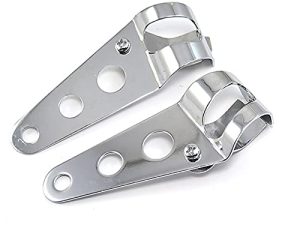 ANKIA Universal 33mm-43mm Métal Moto Modifié Phare