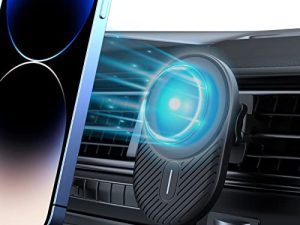 Chargeur de voiture magnétique sans fil Support