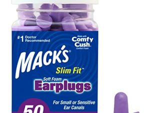 Bouchons d'oreilles Mack's Slim Fit en mousse