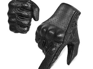Gants de moto en cuir de chèvre