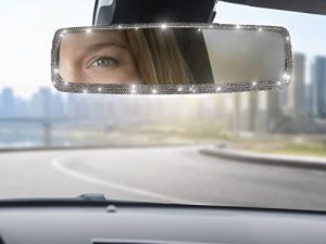 Rétroviseur de voiture en strass Bling