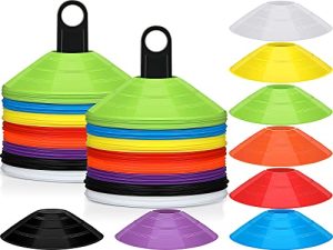 Lot de 80 cônes de football pour