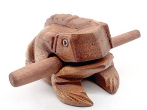 4 Pouces Grenouille Guiro Râpe Petit Instrument