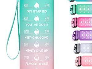 MEITAGIE Bouteille d'eau de motivation de 32