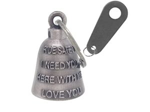 Cloche de moto brillante avec cintre en