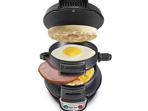 Hamilton Beach Petit-déjeuner Sandwich Maker avec anneau