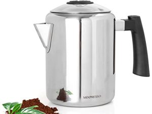 Percolateur à café pour cuisinière en acier