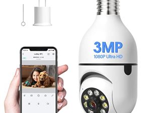 Caméra ampoule sans fil 3MP WiFi caméras