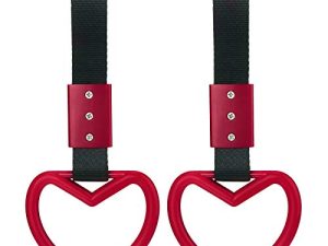 2 Pièces Anneaux en Forme de Cœur