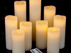 Bougies sans flamme Antizer Lot de 9