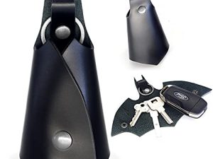 CAILLU porte-clés en cuir chauve-souris pour hommes