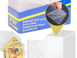Lot de 200 pochettes pour cartes avec