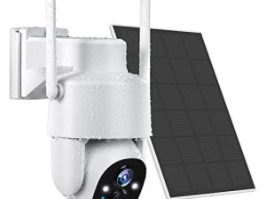 Caméras de sécurité solaires d'extérieur sans fil