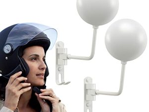 SKIKEN Support de casque blanc avec 2