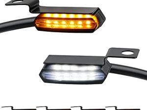NTHREEAUTO Clignotants avant séquentiels pour guidon de