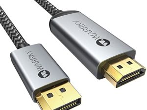 Warrky 4K DisplayPort vers câble adaptateur HDMI